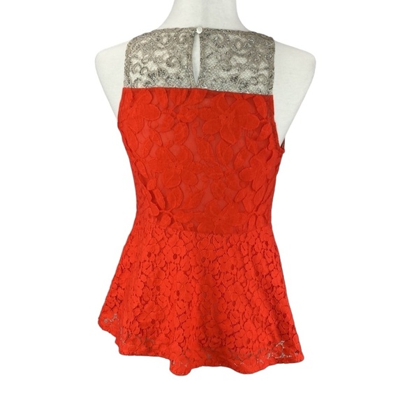 Anthropologie Moulinette Soeurs Lace Peplum Blouse - Picture 4 of 7